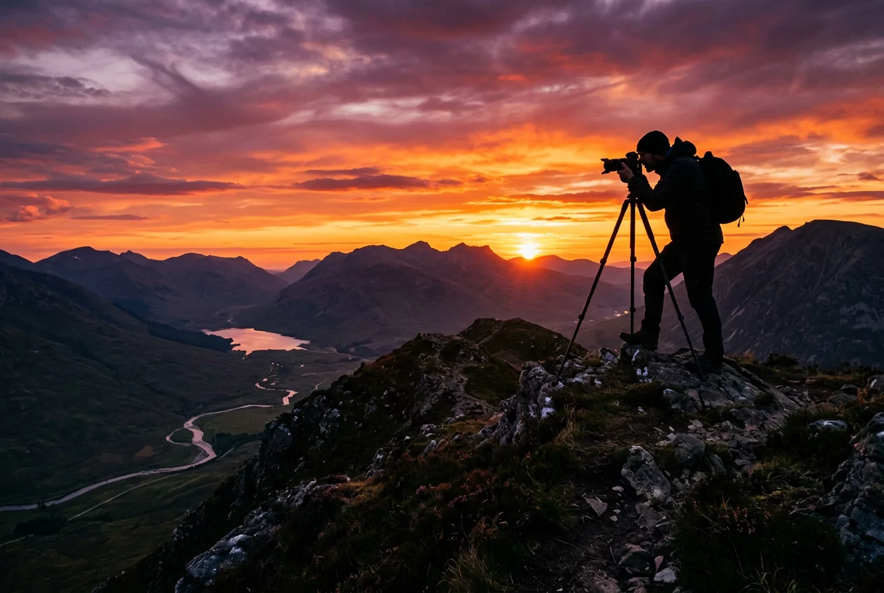 Fotograf w plenerze